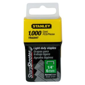 Stanley staples tacker light duty 1/4 inch