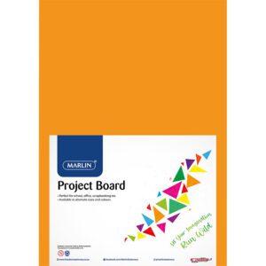 Marlin project board bright a4 160g orange 10's