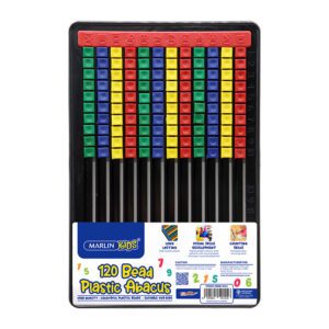 Marlin abacus 120 beads plastic frame flat board
