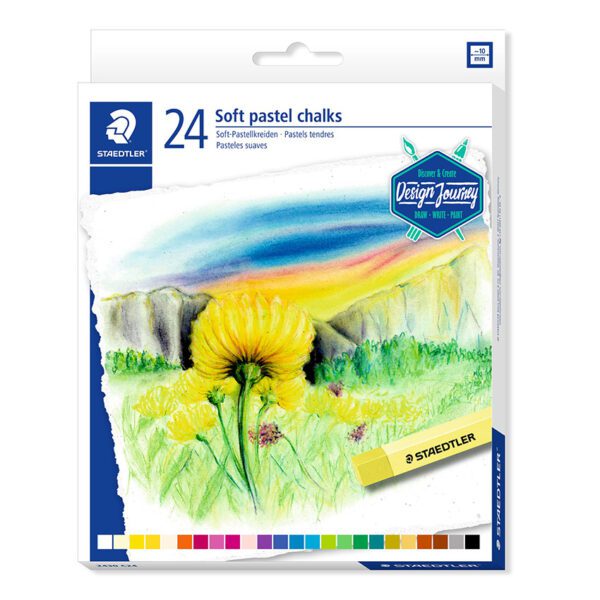 Staedtler pastels chalk full size design journey 24 colour