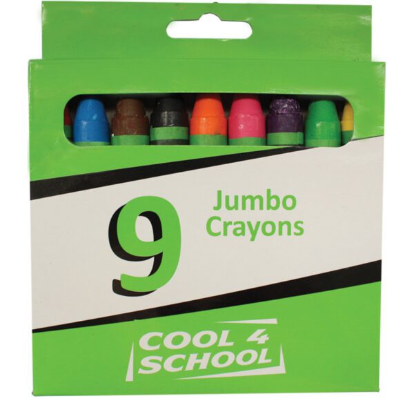 Marlin crayons wax super jumbo cool 4 school jumbo 9's