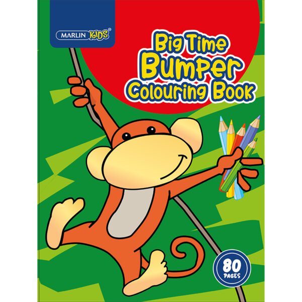 Marlin colouring book kids big time bumper 80pg