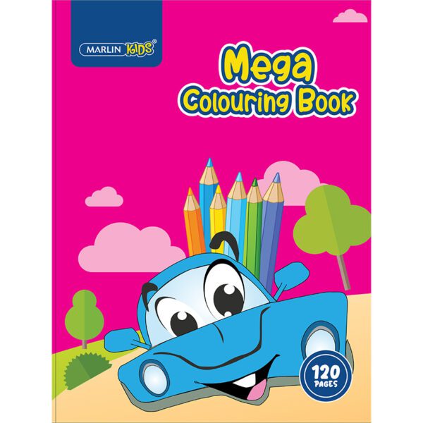 Marlin colouring book kids mega 120pg