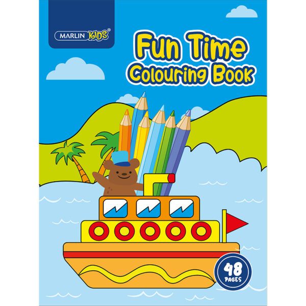 Marlin colouring book kids fun time 48pg