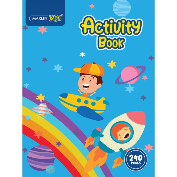 Marlin colouring book kids activity 240pg