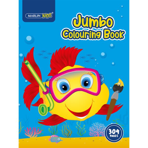 Marlin colouring book kids jumbo 304pg