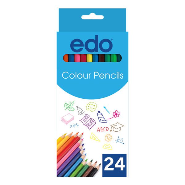 Marlin colour pencil long edo box 24's