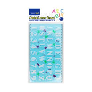 Marlin stencil lettering ruler type 20mm upper case