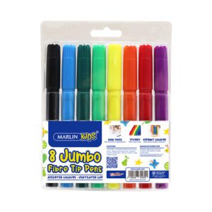 Marlin fibre pens jumbo kids wlt 8