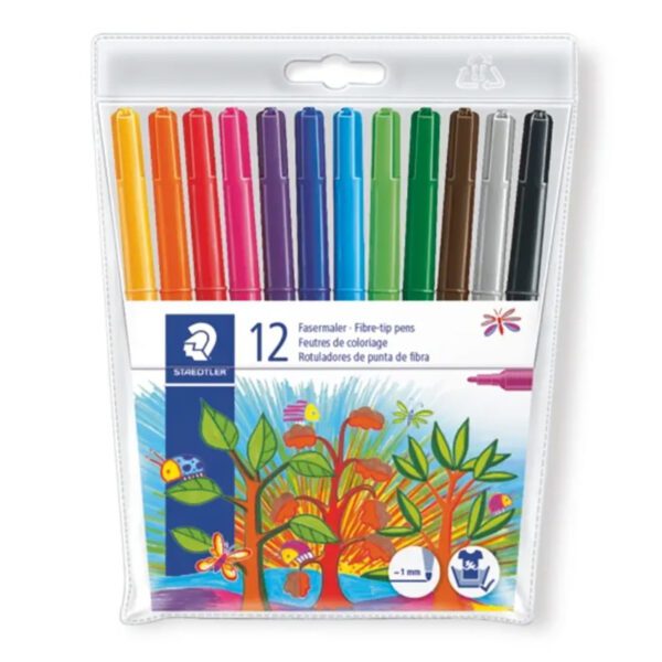 Staedtler fibre pens standard wlt 12