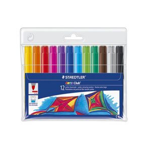 Staedtler fibre pens jumbo wlt 12