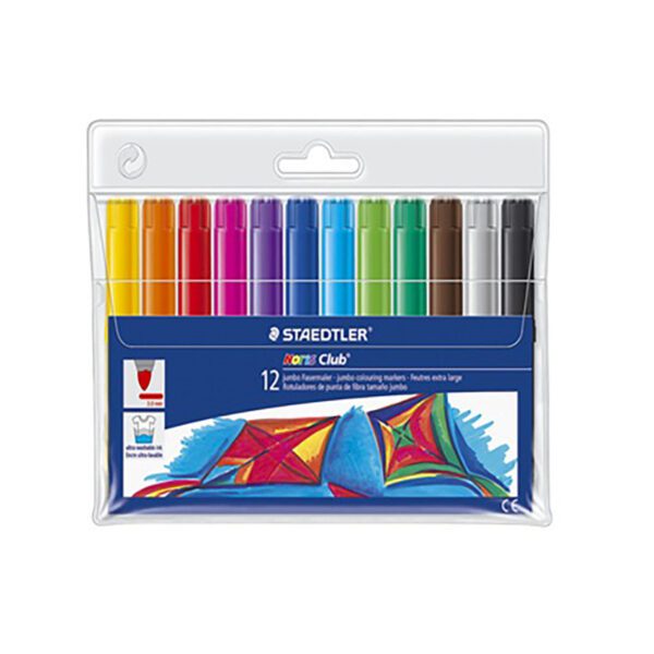 Staedtler fibre pens jumbo wlt 12