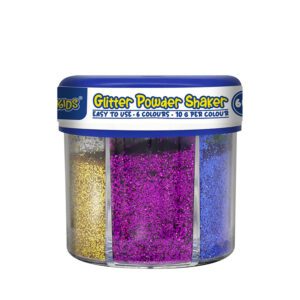 Marlin glitter shakers kids 6 colour 60g