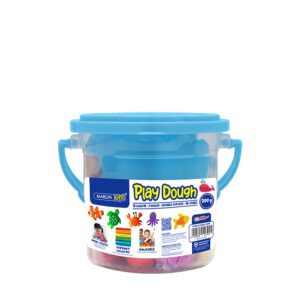 Marlin play dough kids 200g bucket 10 colour + moulds