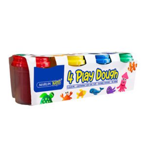 Marlin play dough kids mini tubs 4 colour