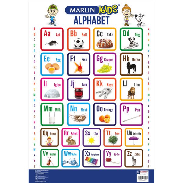 Marlin poster alphabet