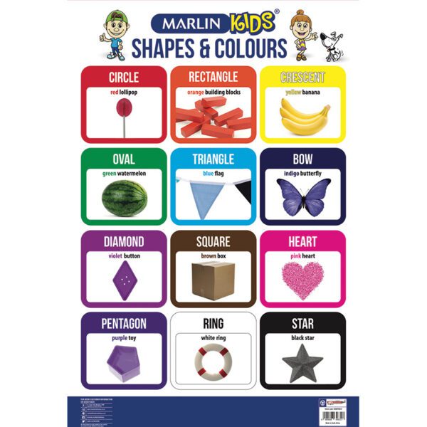 Marlin poster shapes & colours