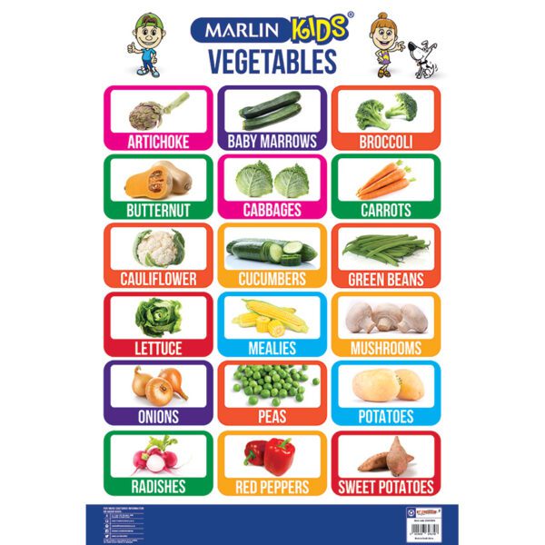 Marlin poster vegetables