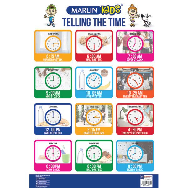Marlin poster telling the time