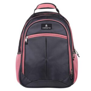 Volkano bag laptop backpack orthopaedic 27l dk grey/pink