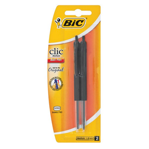 Bic pen bpn retr m 1.0 clic black crd 2