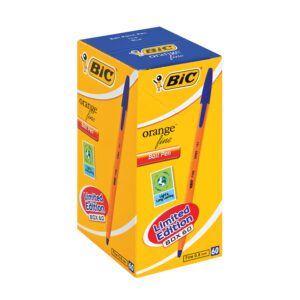 Bic pen bpn f 0.7 orange blue mini box