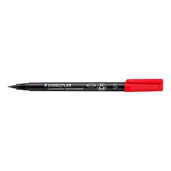 Staedtler marker ohp perm sf lumocolour red