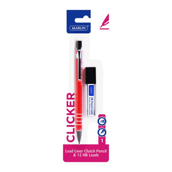 Marlin clutch pencil 0.5 hb lead liner + hb lead crd