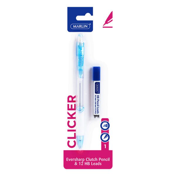 Marlin clutch pencil 0.5 hb eversharp + hb lead crd