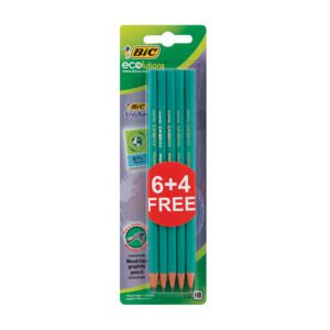 Bic pencil ecolution evolution hb 6+4 crd 10