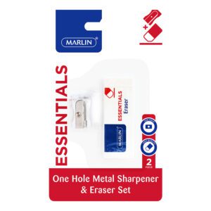 Marlin sharpener value pack metal sharpener + eraser