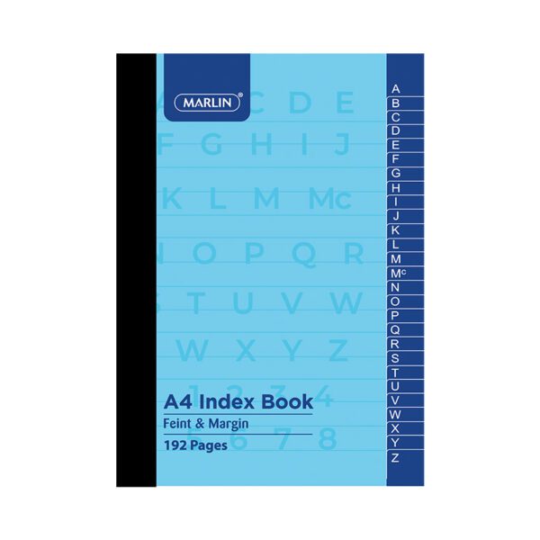 Marlin book index a4 hc 192pg