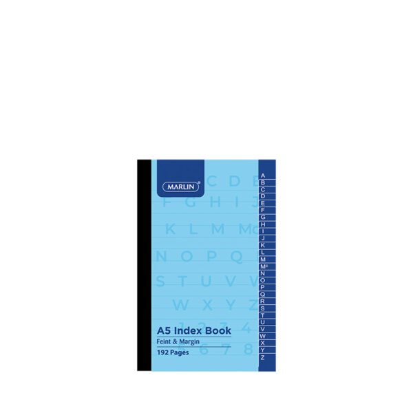 Marlin book index a5 hc 192pg