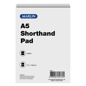 Marlin notebook shorthand a5 140pg no c/l