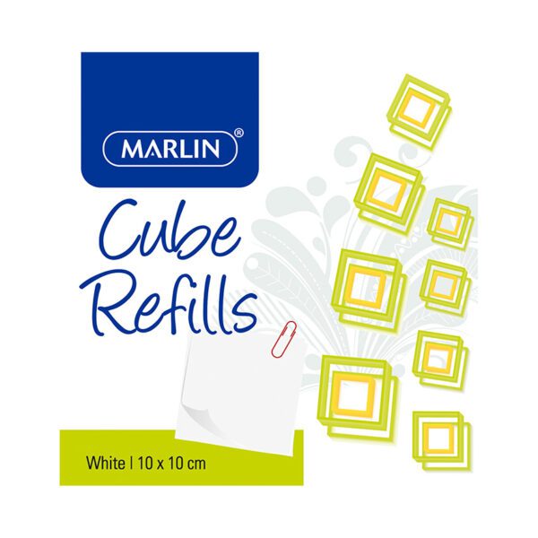 Marlin cube refill full 10x10 800sht white