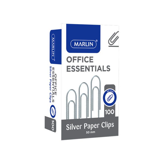 Marlin clips paperclip 50mm giant silver