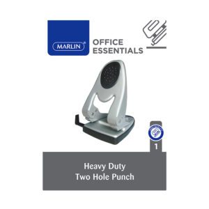 Marlin punch 2 hole heavy duty 60sht metal guide