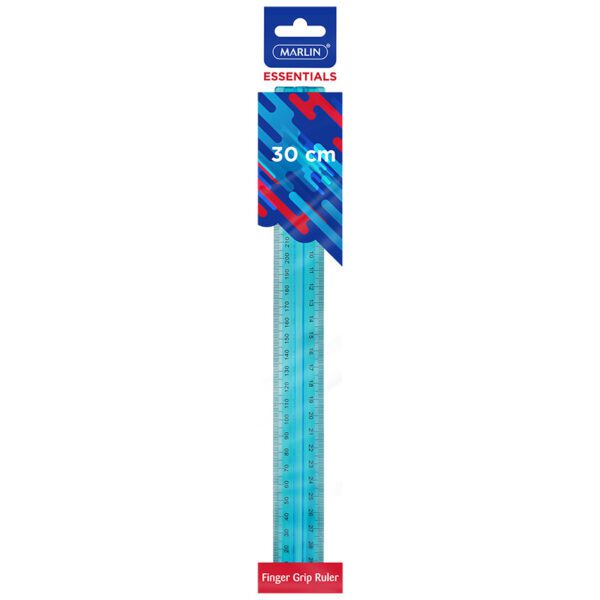Marlin ruler finger grip 30cm colour