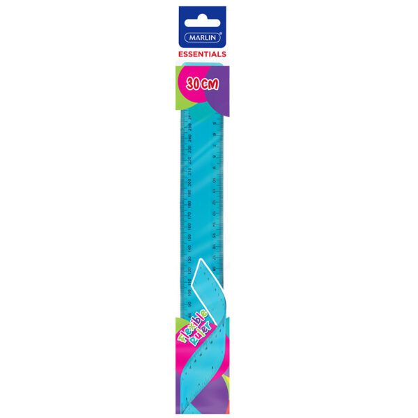 Marlin ruler felxible 30cm colour