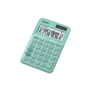 Casio calculator desktop mini 12 dig green