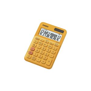 Casio calculator desktop mini 12 dig orange