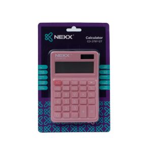 Nexx calculator desktop 12 dig pastel pink