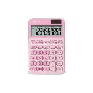 Sharp calculator desktop 10 dig pink (disc)