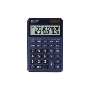 Sharp calculator desktop 10 dig blue (disc)