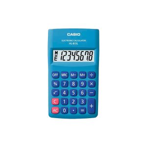 Casio calculator student 8 dig blue