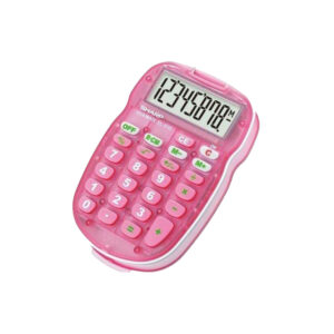 Sharp calculator student mini 8 dig pink