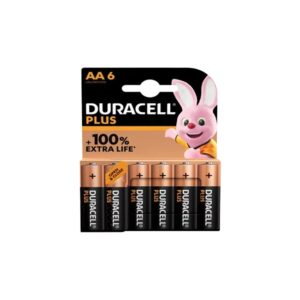 Duracell battery aa alkaline crd 6