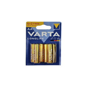 Varta battery aa longlife crd 4+2