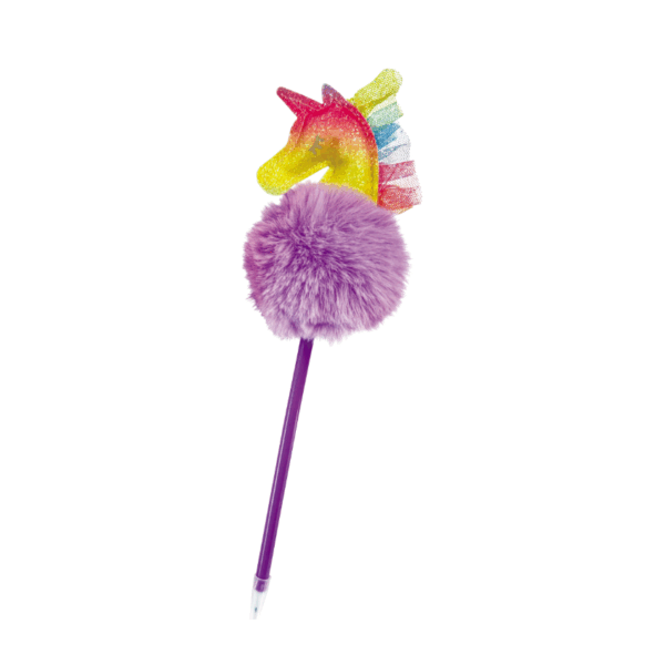 Pen BPN M 1.0 Novelty Fluffy Unicorn Purple