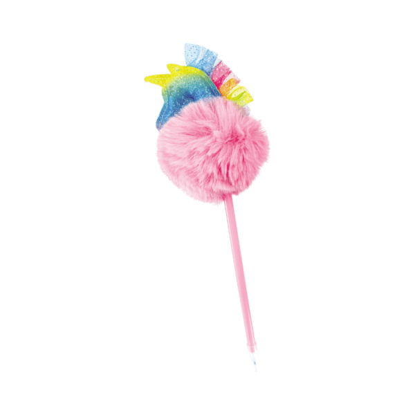 Pen BPN M 1.0 Novelty Fluffy Unicorn Pink